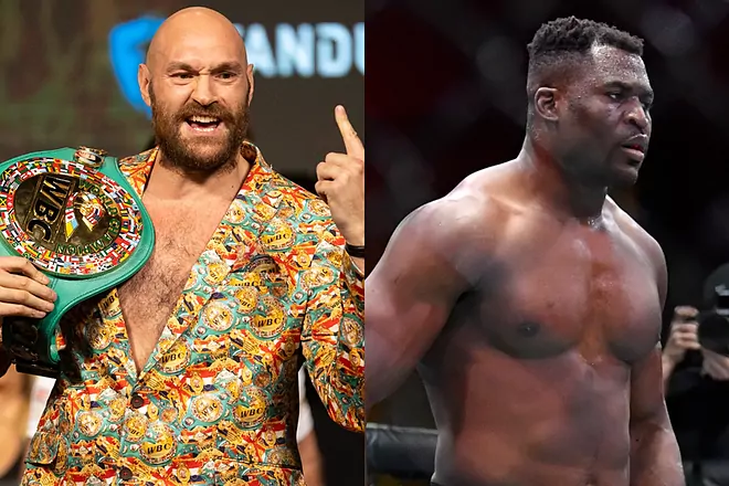El camerunés, Francis Ngannou y Tyson Fury se enfrentarán en un combate de boxeo oficial de casi 100 millones