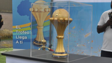 Ya es oficial, el trofeo de la CAN Totalenergies Costa de Marfil 2024 ya está de gira en Guinea Ecuatorial