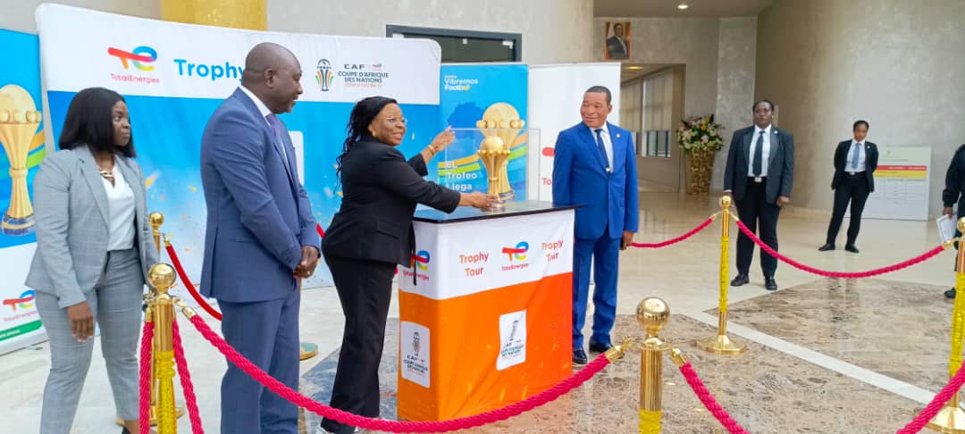 El trofeo de la CAN Costa de Marfil 2024 ya está en Bata